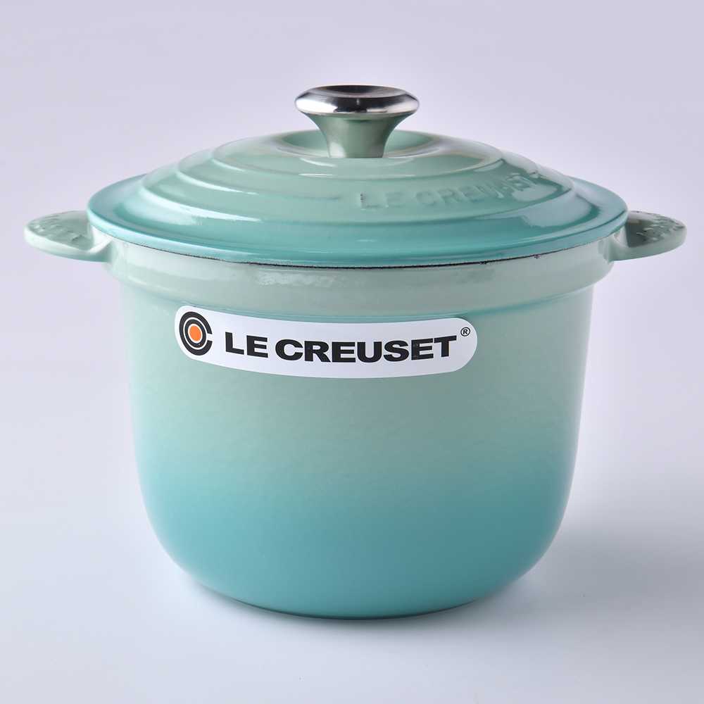 法國LE CREUSET 萬用窈窕鑄鐵鍋湯鍋燉鍋炒鍋薄荷綠20cm | Casa more