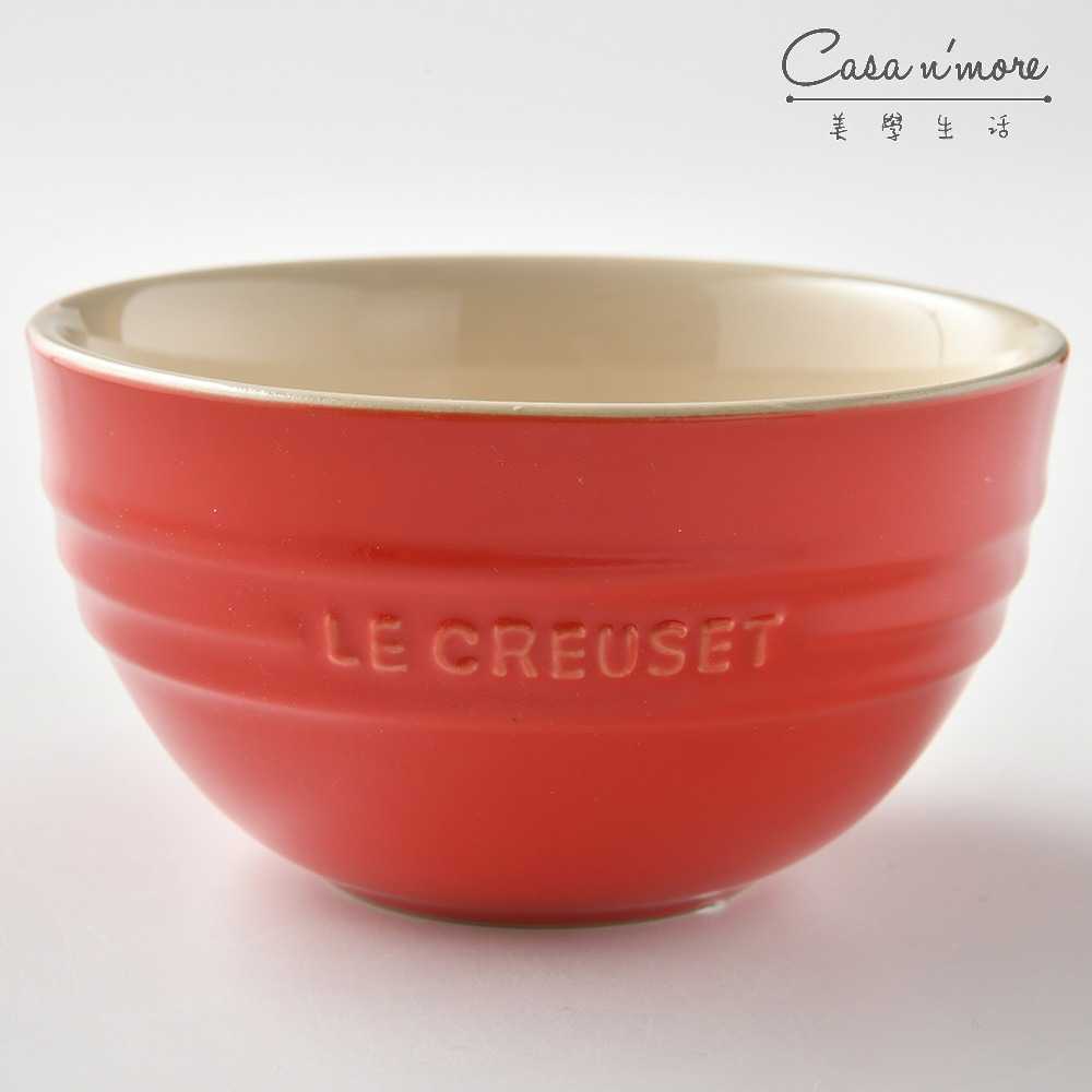 法國 LE CREUSET 韓式飯碗 餐碗 湯碗 碗公 胭脂紅