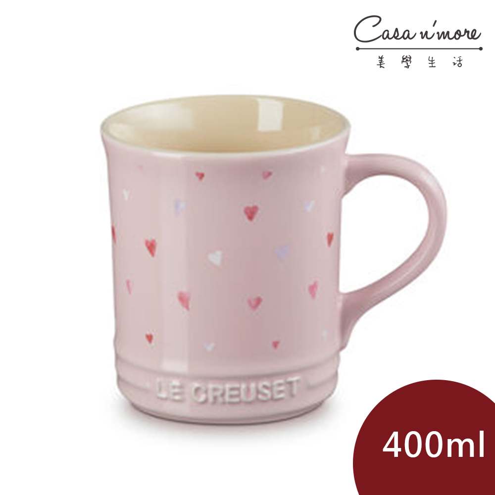 法國 LE CREUSET 甜心系列馬克杯 水杯 茶杯 400ml 雪紡粉