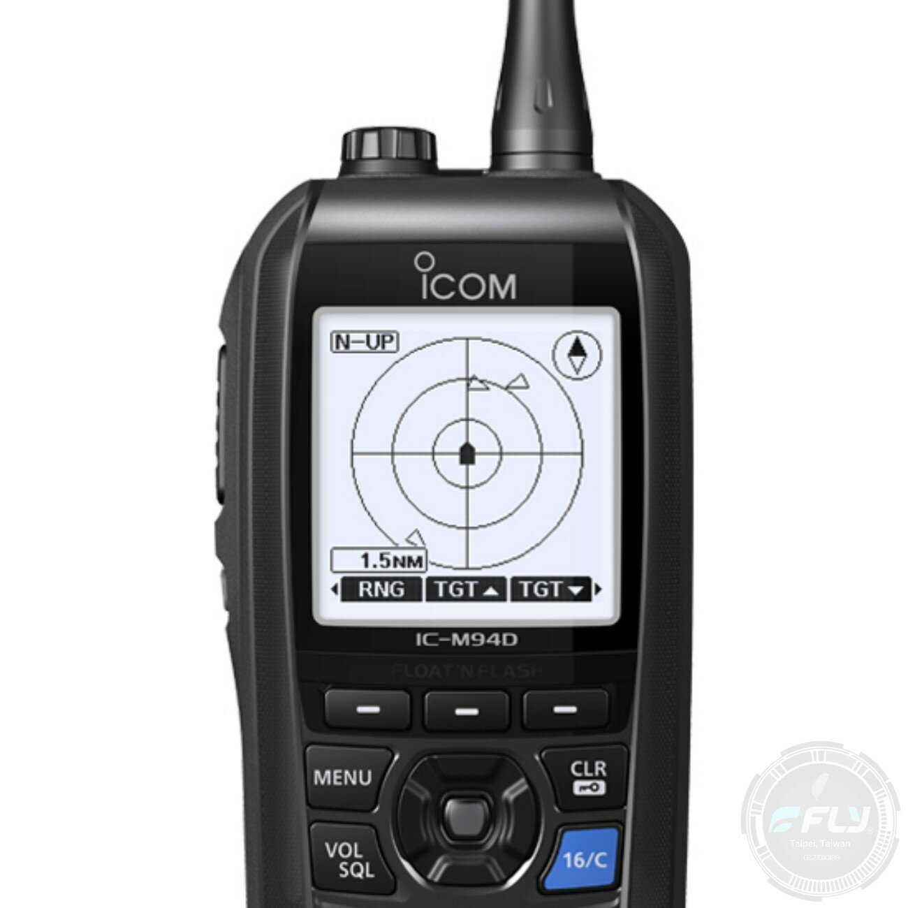 飛翔無線3C》ICOM IC-M94D 手持式海上無線電對講機◉公司貨◉VHF 6W 
