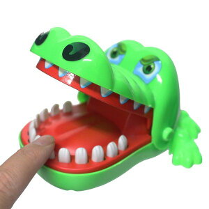 鱷魚拔牙齒 828 瘋狂鱷魚咬咬樂 (大)/一個入(促90) 咬人鱷魚 整人玩具 桌遊-創F-T828