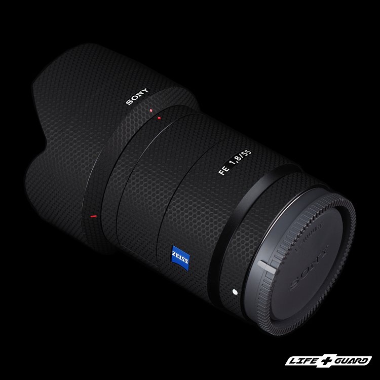 LIFE+GUARD 相機 鏡頭 包膜 SONY FE 55mm F1.8 ZA 鏡頭貼膜 (標準款式)