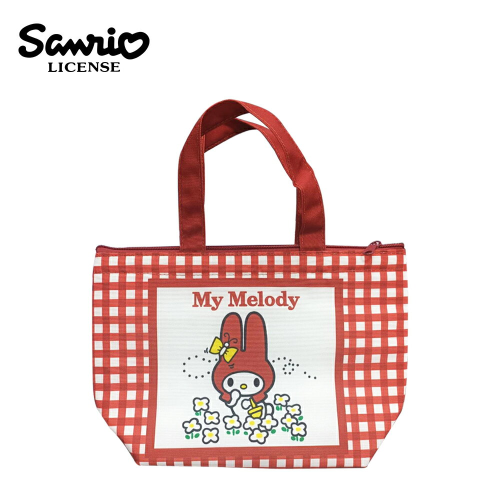 【日本正版】美樂蒂 輕便 保冷袋 手提袋 便當袋 保冷提袋 保溫袋 My Melody 三麗鷗 Sanrio - 266328