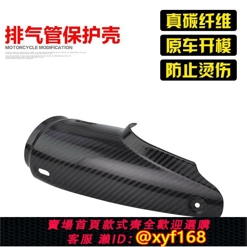 {保固一年 可打統編}適用於寶馬BMW R1200GS R1250GSADV水鳥碳纖維排氣管防燙保護蓋