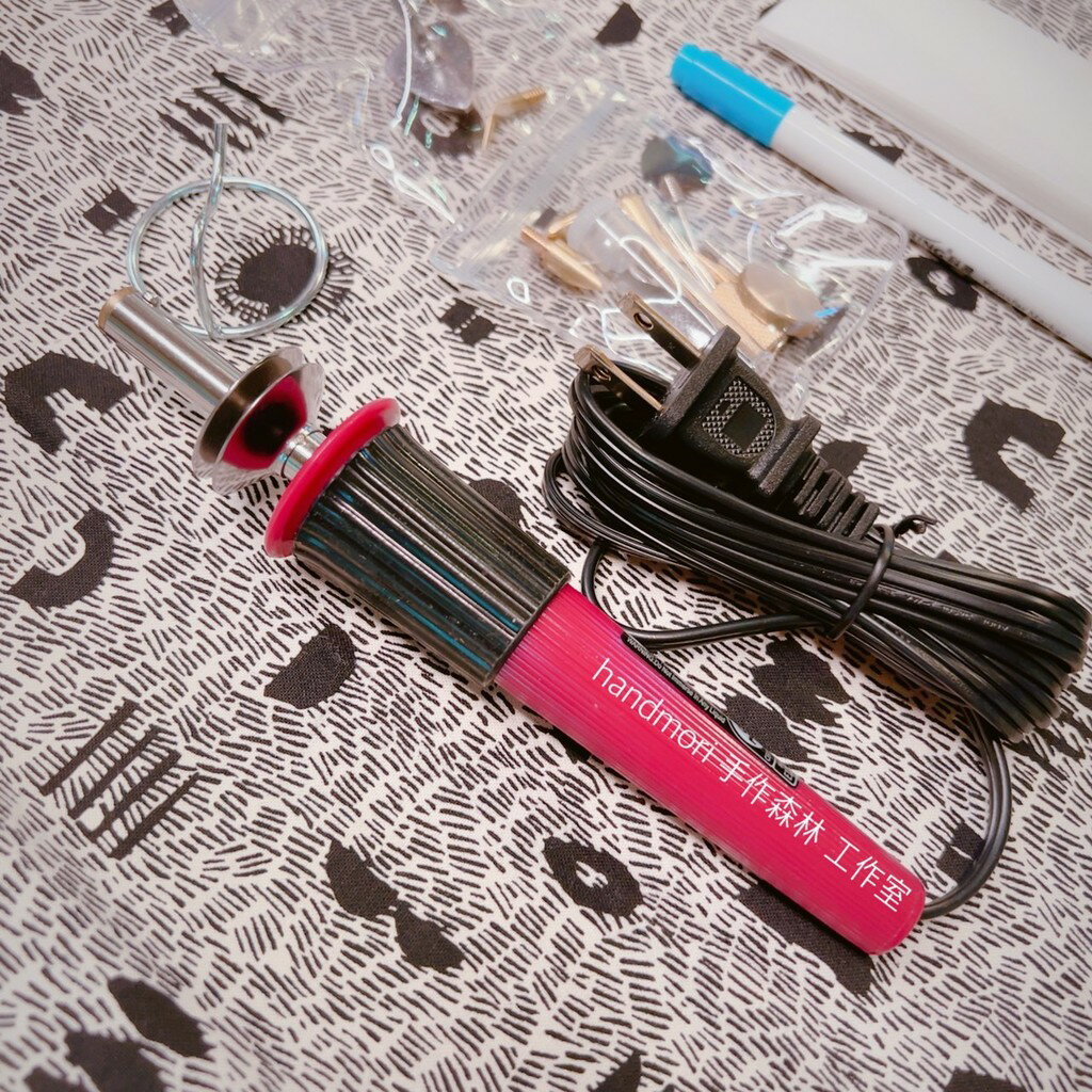 手作森林 台灣製【燒烙筆】多款筆頭 附支架 烙畫 燙金 烙印 工具 皮革/木雕/軟木 可用 Sew Mate