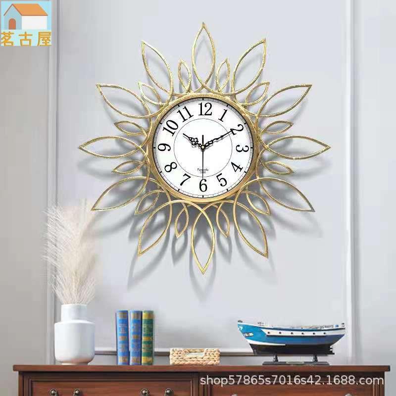 家居海倫鐘表掛鐘客廳家用時尚美式現代輕奢掛表個性藝術大氣歐式裝飾時鐘