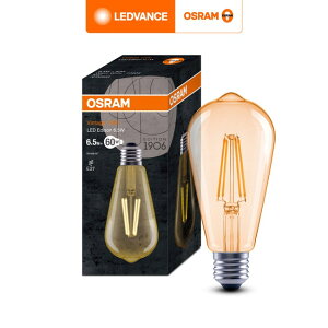 【Osram 歐司朗】 6.5W LED 復古型 燈絲燈泡 E27