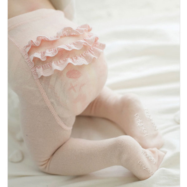 ins 蛋糕裙 褲襪 毛襪 長襪 襪 公主 洋裝 包屁衣 百搭 可愛 蕾絲 白粉灰深藍 ANNA S. 2