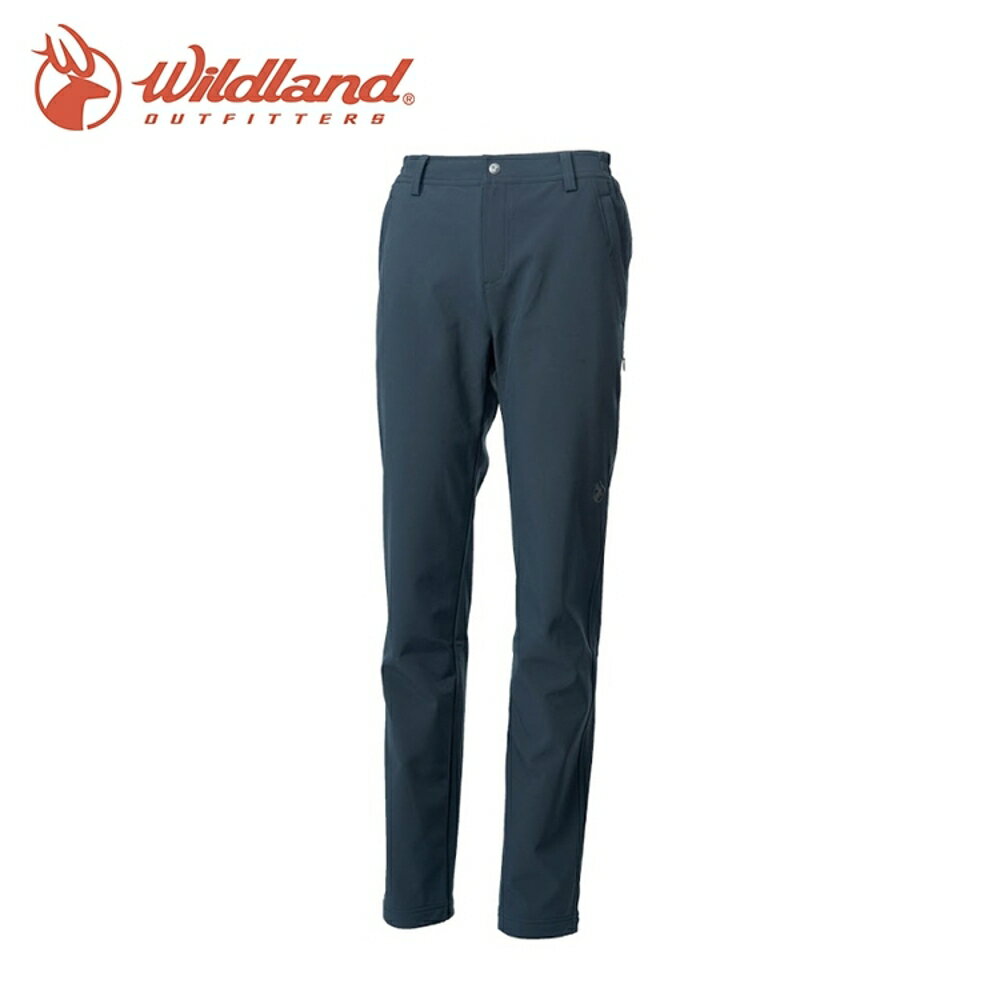 【Wildland 荒野 女彈性輕三層防風保暖長褲《深鐵灰》】0A62303/戶外/登山/健行