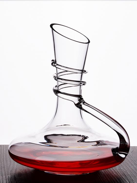 水晶玻璃快速紅酒醒酒器分酒器歐式個性創意葡萄酒分酒壺家用套裝 交換禮物