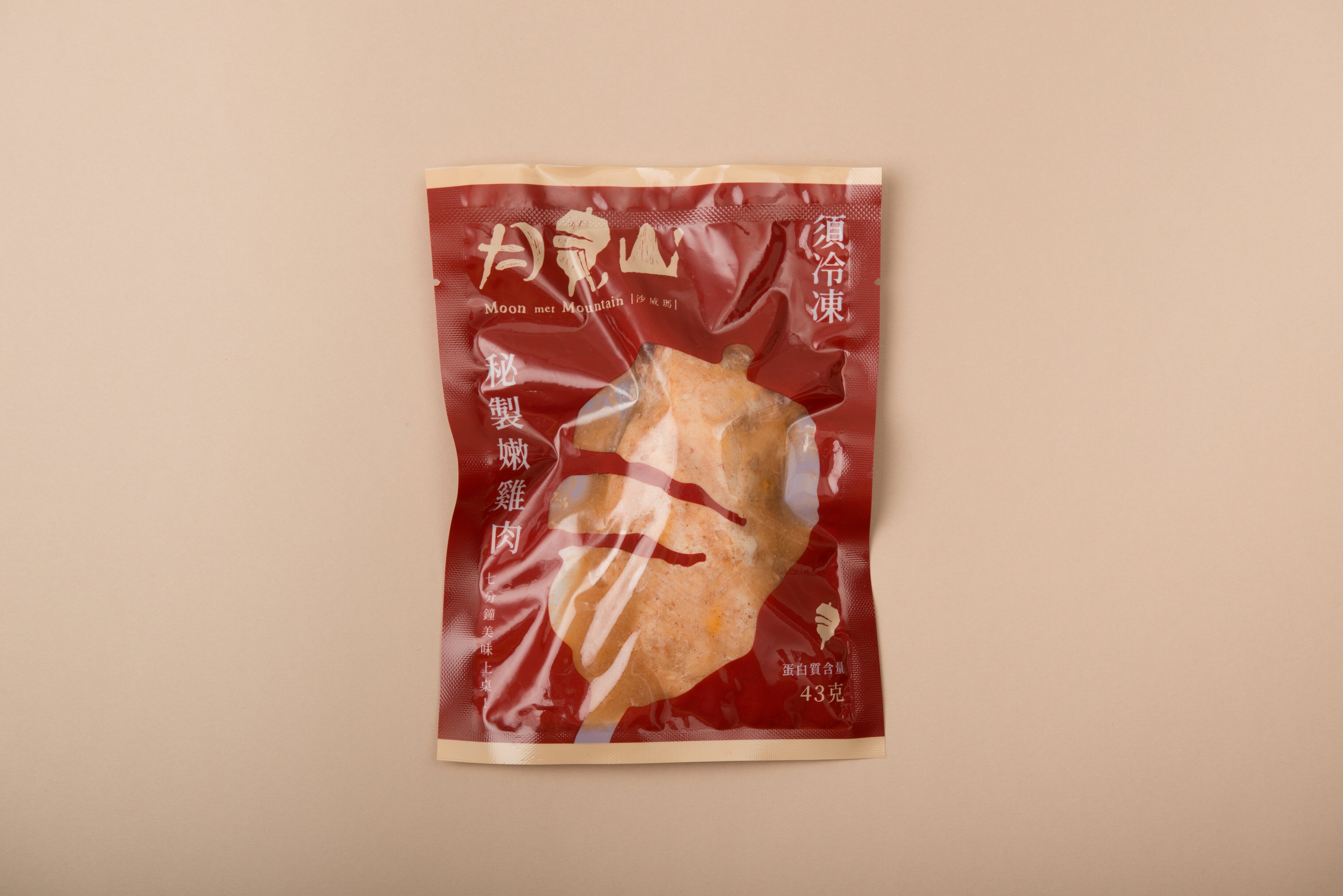 【月見山秘製雞肉】舒肥雞胸肉- BBQ口味(大份量180g/包)  舒肥雞胸肉-開袋即食 1