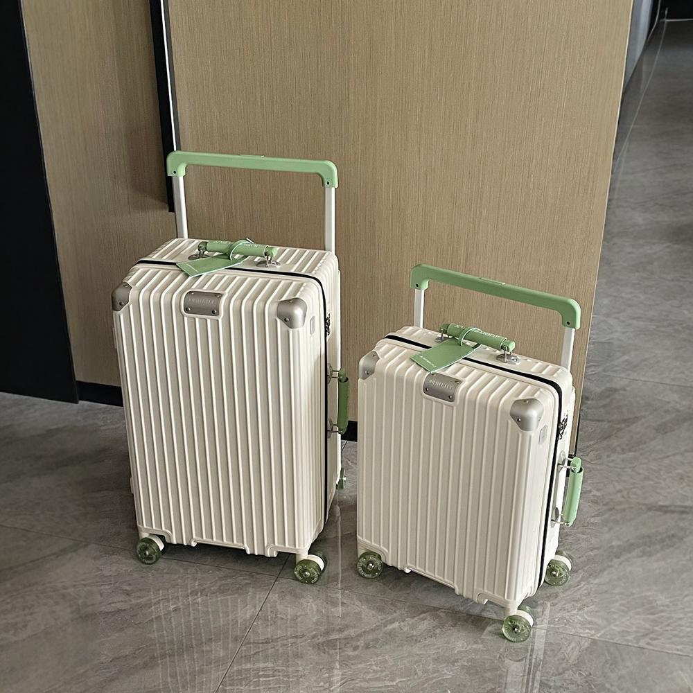 新款寬拉桿行李箱女旅行皮箱男登機箱20寸密碼箱24寸大容量28寸【Snowbelle優選】