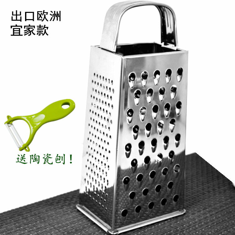 加厚不銹鋼四面刨擦姜沫磨器家用廚房多功能切菜器擦絲器黃瓜切片