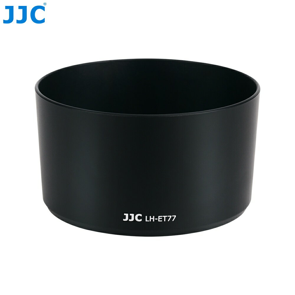 JJC LH-ET77 Black Dedicated Bayonet Mount Lens Hood Shade Compatible With Canon Rf 85mm F 2 Macro Is Stm Lense Reversible Non Glare Matte Finish Replacement Of Et 77 Lens Hood