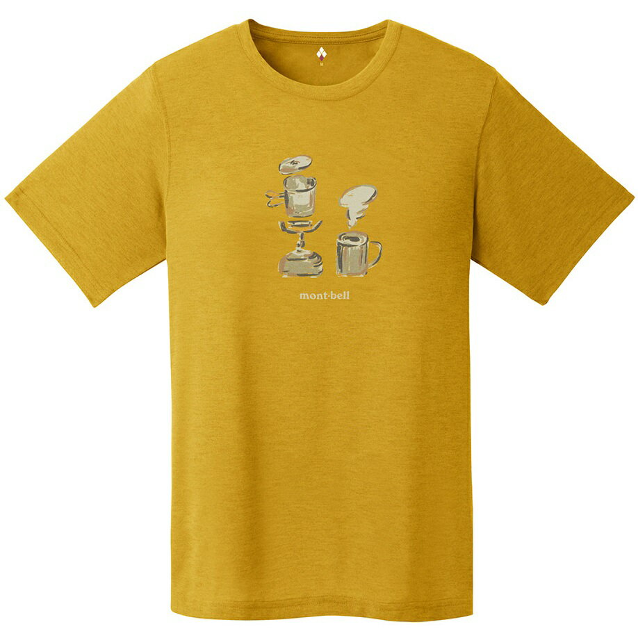 Mont-Bell Wickron 女款 排汗衣 1114856 Coffee Break YL 黃 1