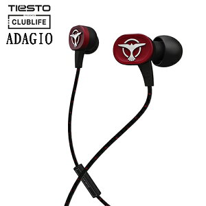 Audiofly Clublife by Tiesto ADAGIO (紅色) 耳道式耳機 附線控麥克風