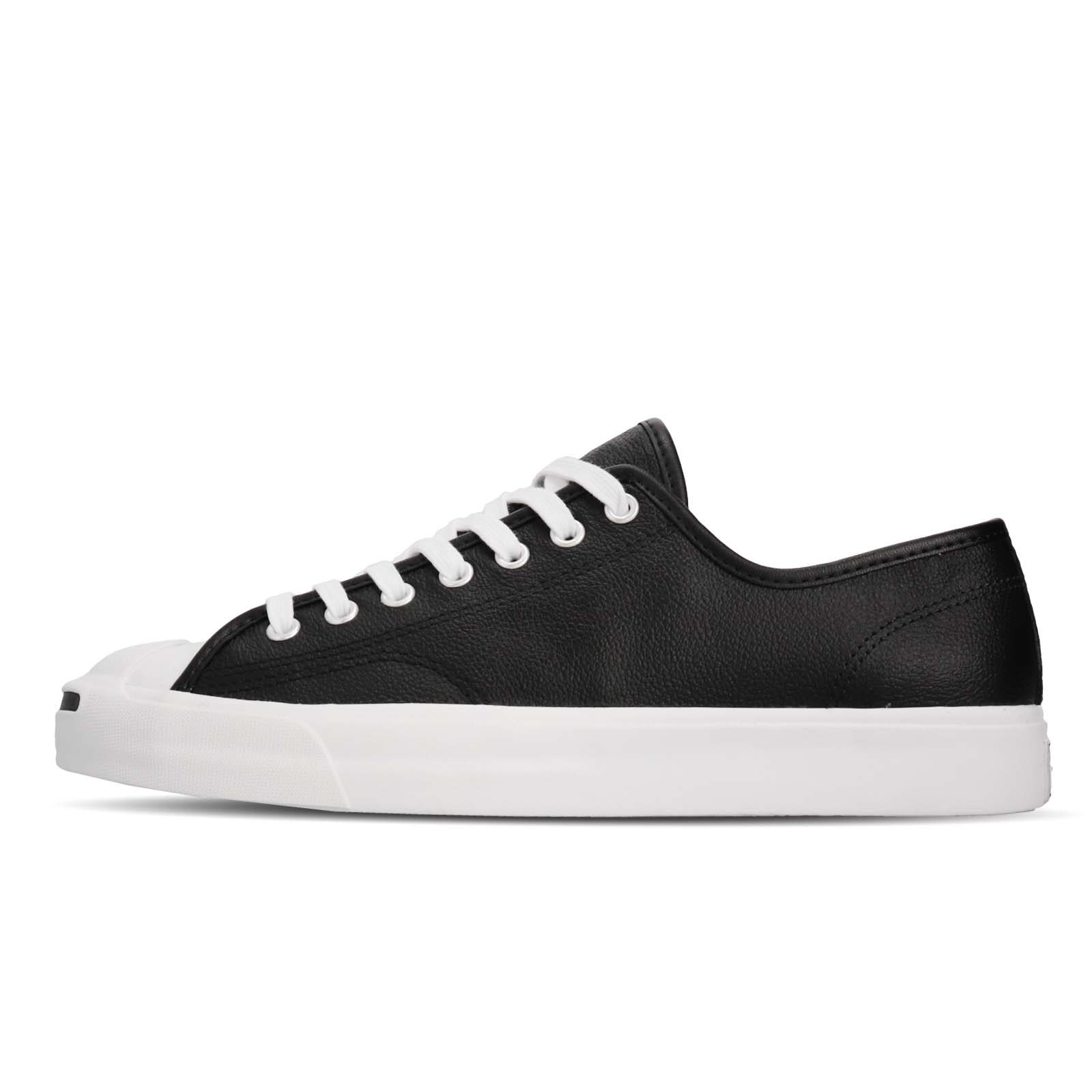 Converse 休閒鞋 Jack Purcell 男鞋 女鞋 黑 開口笑 皮革 復古 164224C