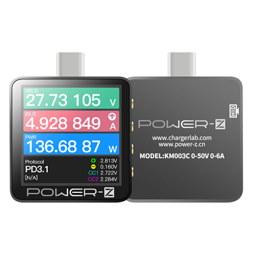 POWER-Z USB PD 高精度 電壓 電流 功率 測試儀 檢測儀 (KM003C)