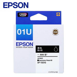 【最高9%回饋 5000點】EPSON 原廠墨水匣 T01U150 黑