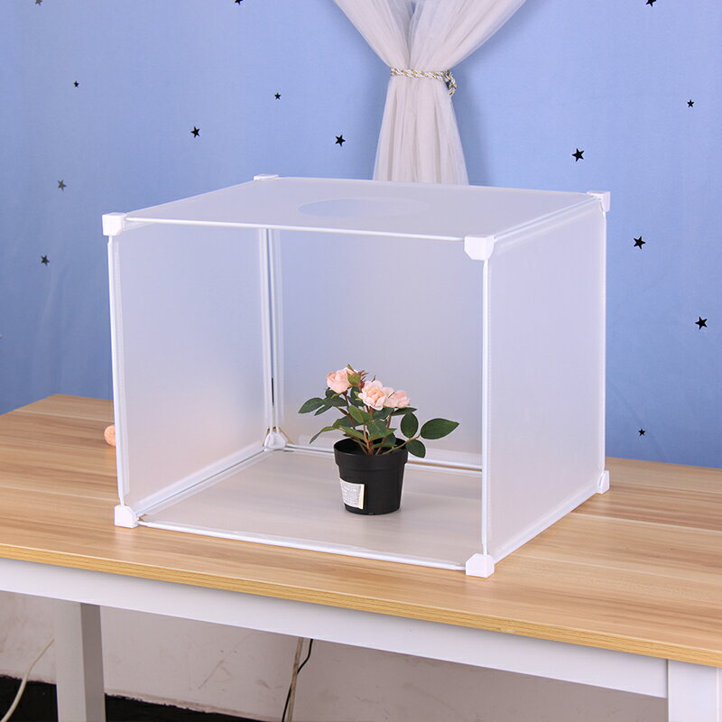 攝影棚（小型）靜物拍攝燈箱小型攝影棚產品拍照棚迷你柔光箱珠寶菜品無影補光燈【HZ65477】