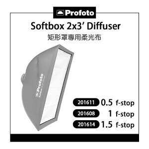 EC數位 Profoto Softbox 2x3’Diffuser 矩形柔光罩 專用柔光布 60x90cm 201611 201608 201614