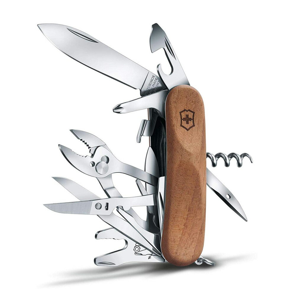 Victorinox EVOLUTION WOOD S557木柄19用瑞士刀 #2.5221.S63【APP下單4%點數回饋】