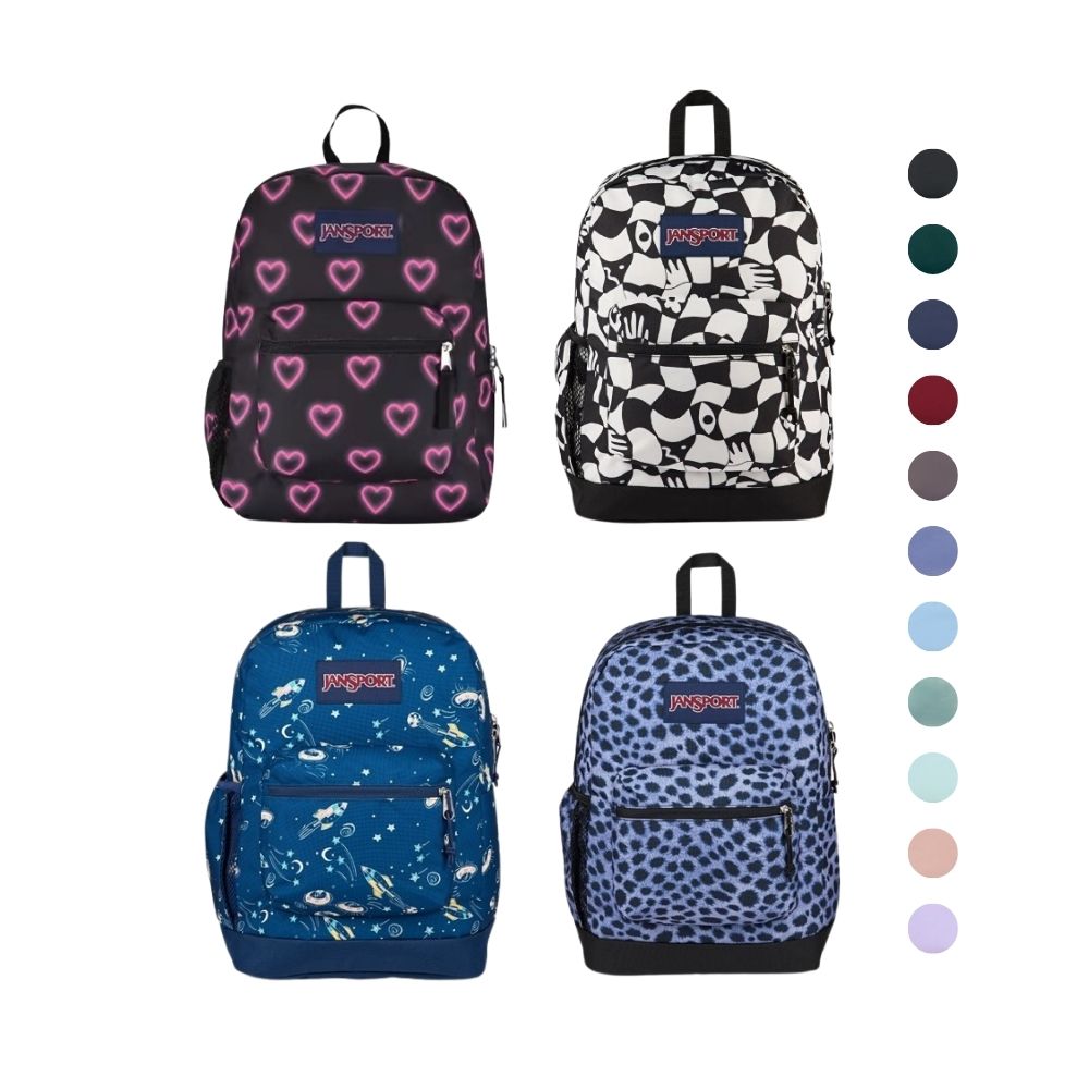 JANSPORT CROSS TOWN PLUS 後背包 側袋 簡約百搭 附筆電夾層 JS0A7ZNZ 25SS 【樂買網】