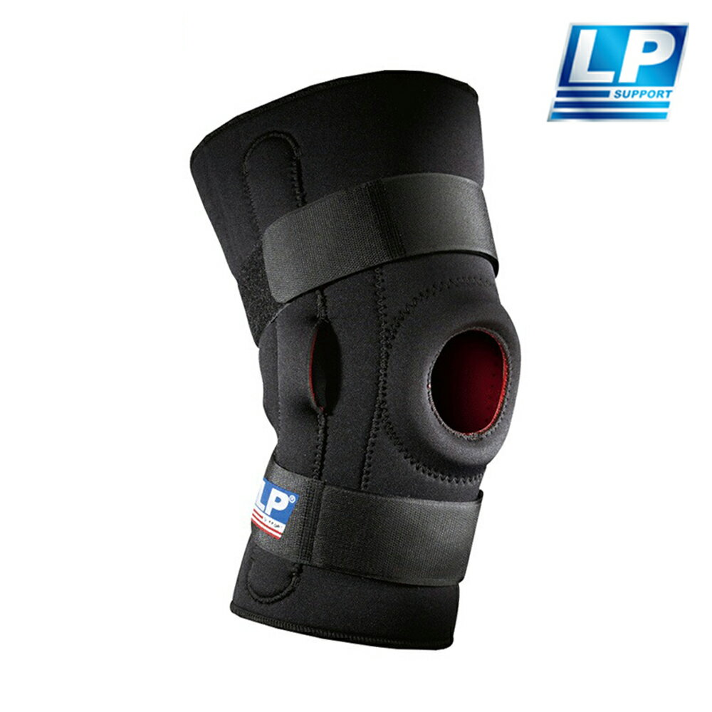 LP SUPPORT 雙樞紐式膝關節護具 開口護膝 支撐 調節式 單入裝 710 【樂買網】