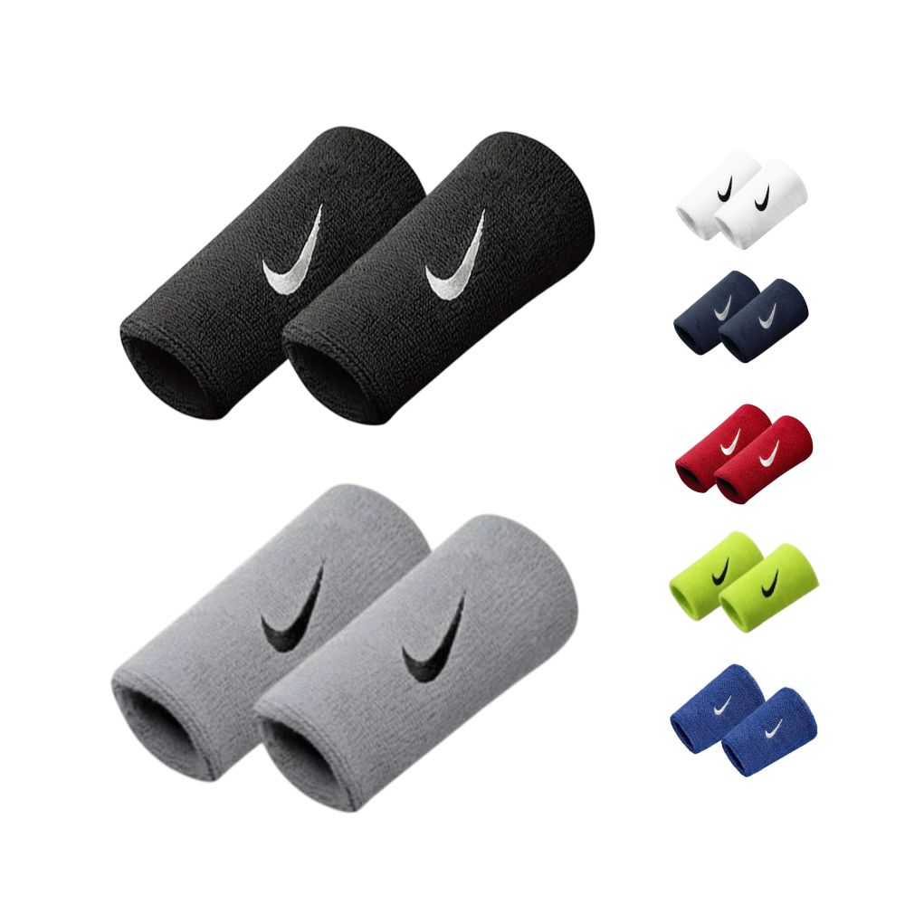NIKE 吸汗 SWOOSH 單色加長腕帶 護腕 BASKETBALL系列 NNN05 雙入裝 【樂買網】