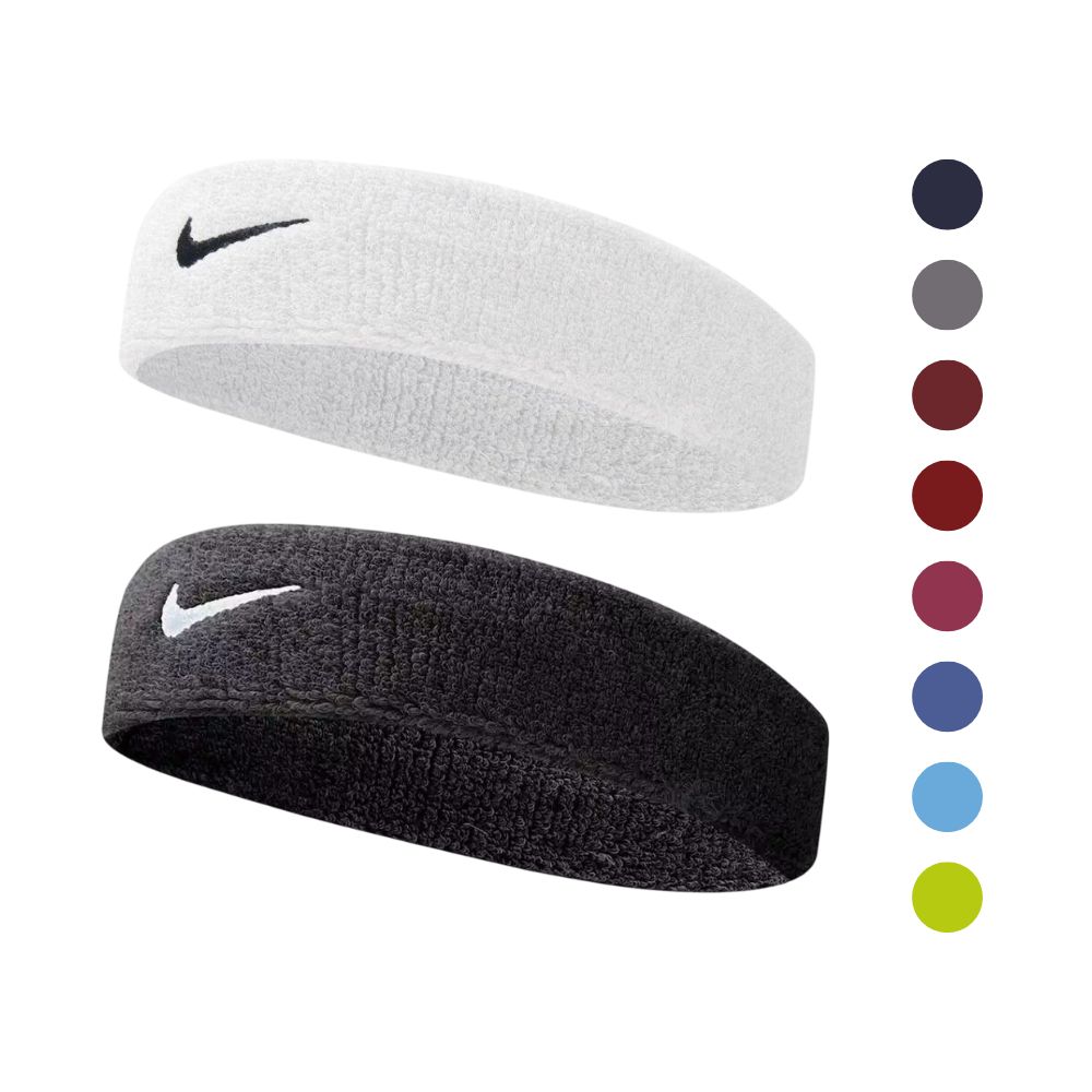 NIKE 吸汗 止汗帶 SWOOSH 單色頭帶 BASKETBALL系列 NNN07 單入裝 【樂買網】