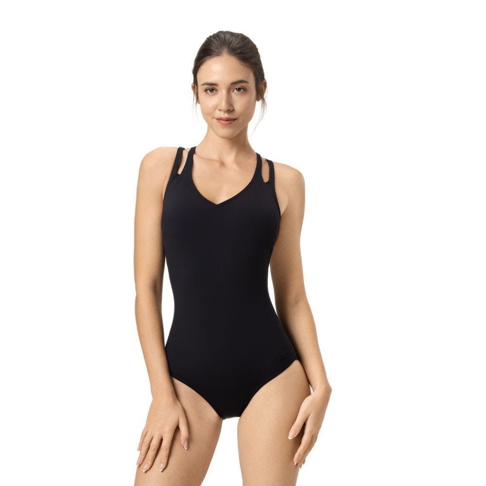 SPEEDO 女 運動連身泳裝Luxepool 黑 SD80050900001 25SS 【樂買網】