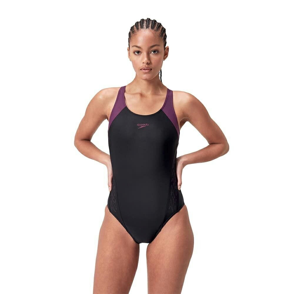 SPEEDO HYPERBOOM SPLICE 女運動連身泳裝 泳衣 泳裝 SD800375317526 【樂買網】