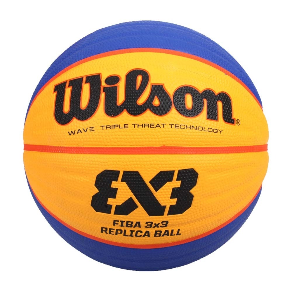 WILSON FIBA 3X3 REPLICA 橡膠 6號籃球 黃藍 室外 WTB1033XB 25SS 【樂買網】
