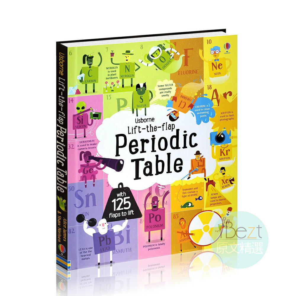 Usborne Lift-the-flap Periodic Table | 化學| 元素| 週期表| 翻翻書