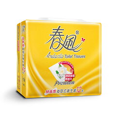 春風柔韌感抽取衛生紙110抽*12包【愛買】