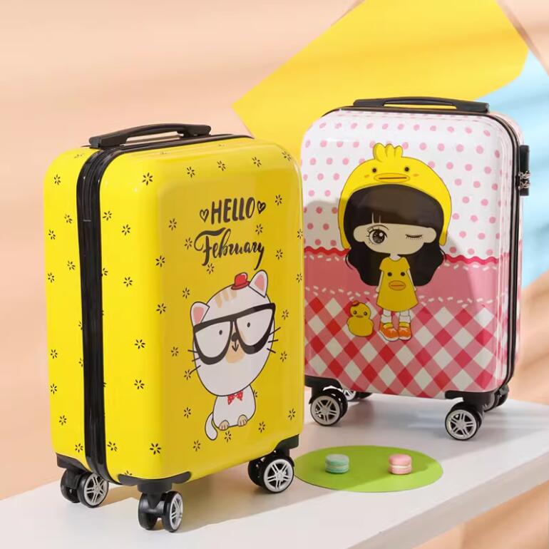 兒童拉桿箱 20寸小型旅行箱行李箱萬向輪可愛卡通學生密碼登機箱