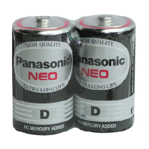 Panasonic1號D碳鋅電池R20NNT/2SC 2個