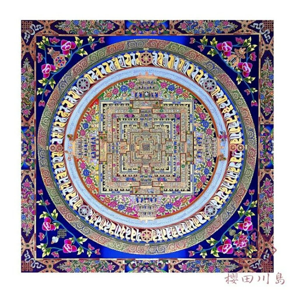 進口1000片拼圖唐卡壇城1000片曼荼羅時來運轉成人拼圖【櫻田川島】
