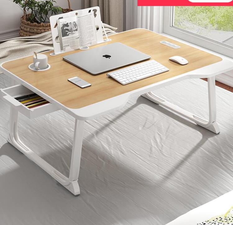 床上小桌子簡約學生宿舍書桌臥室懶人桌筆記本電腦摺疊桌飄窗桌板