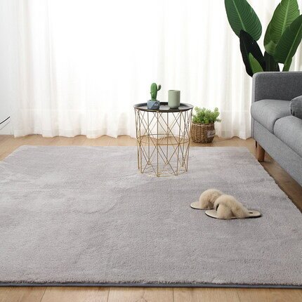 客廳茶幾地毯現代簡約地毯臥室家用可機洗地墊床邊毯兒童防摔地毯【聚物優品】