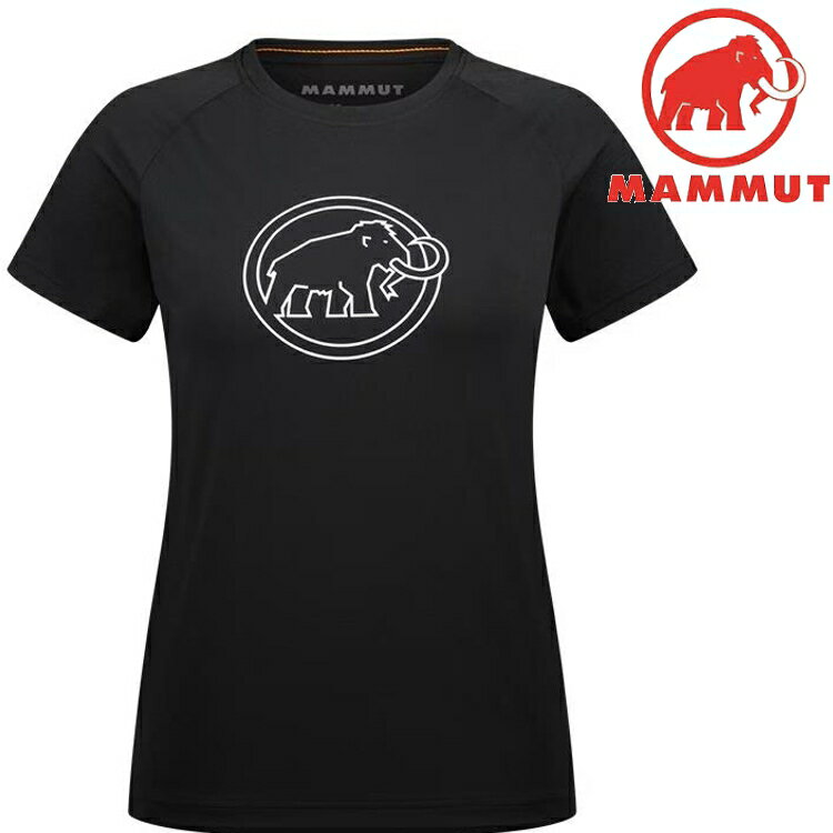 Mammut 長毛象 QD Logo Print T-Shirt AF Women 女款 亞版快乾短袖T恤 1017-02022 00413 黑 PRT4