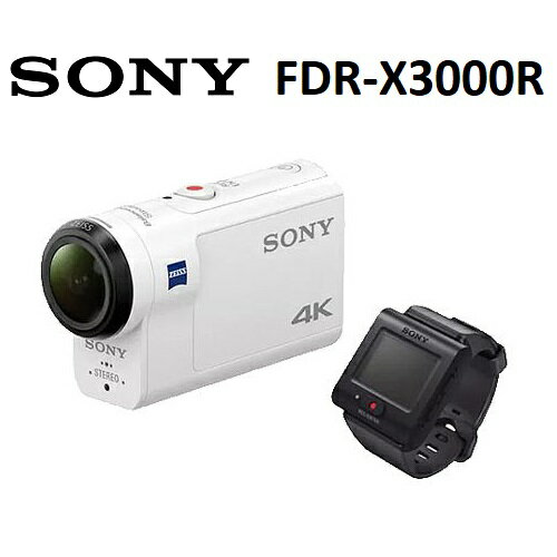 【免運費】SONY FDR-X3000R 4K即時檢視遙控器套組 (公司貨)