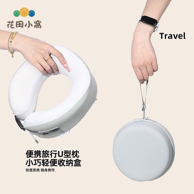 記憶棉u型枕 旅行 護頸椎枕 飛機睡覺枕頭 脖子頸枕 靠枕 辦公便攜 u形枕 [PP0510025]