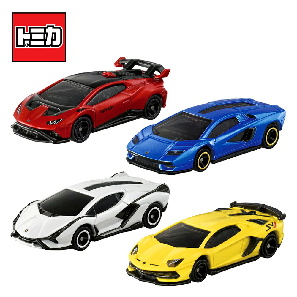 【日本正版】TOMICA 藍寶堅尼車組 跑車 Lamborghini 玩具車 多美小汽車 - 936503