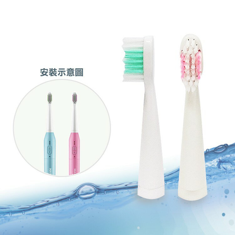 HANLIN-SS01專用牙刷頭 4支 強強滾 替換 電動牙刷專用