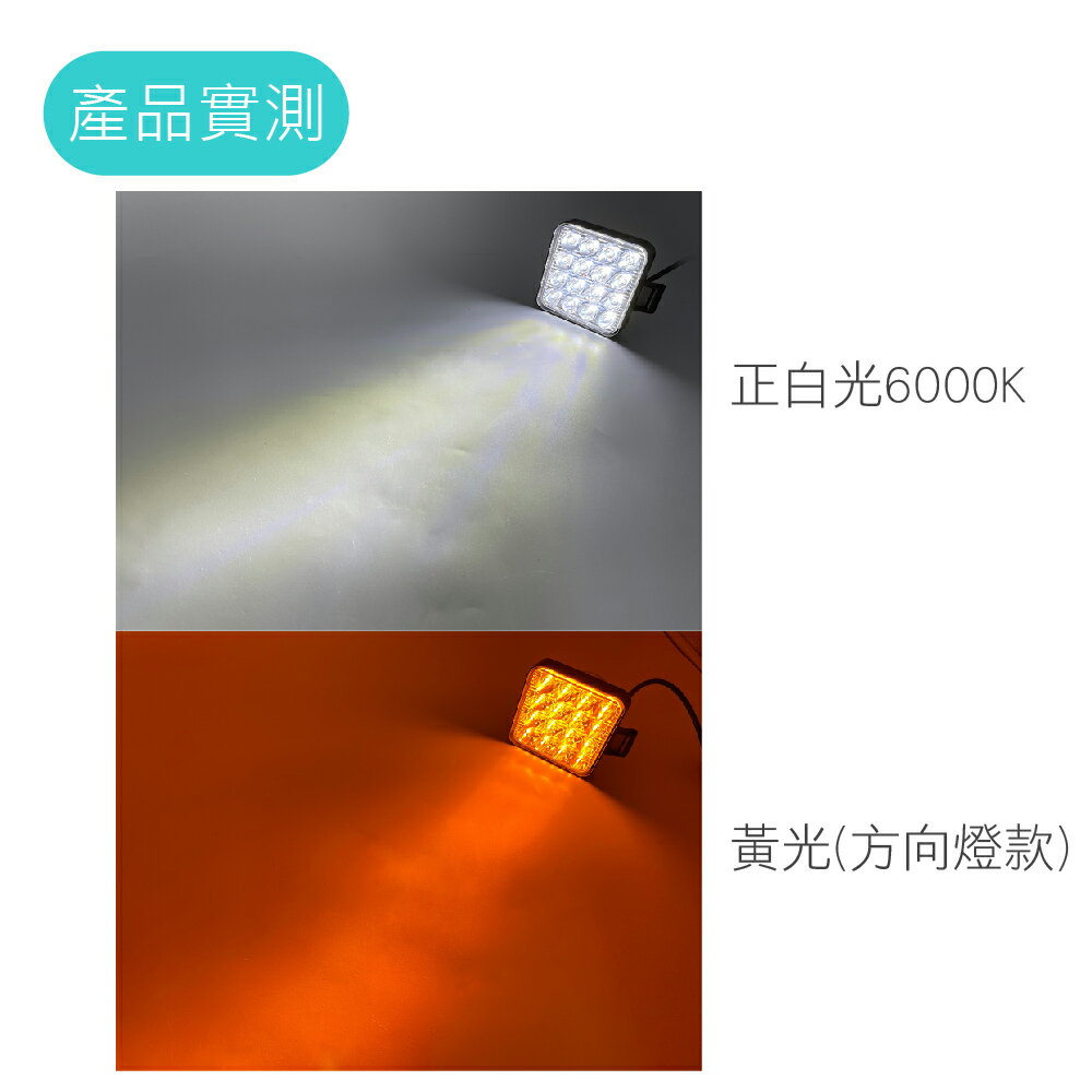 SLO【汽車 LED工作燈】6晶 9晶 18晶 工作燈 12V~24V LED燈 LED霧燈 日行燈 汽車工作燈 霧燈 2
