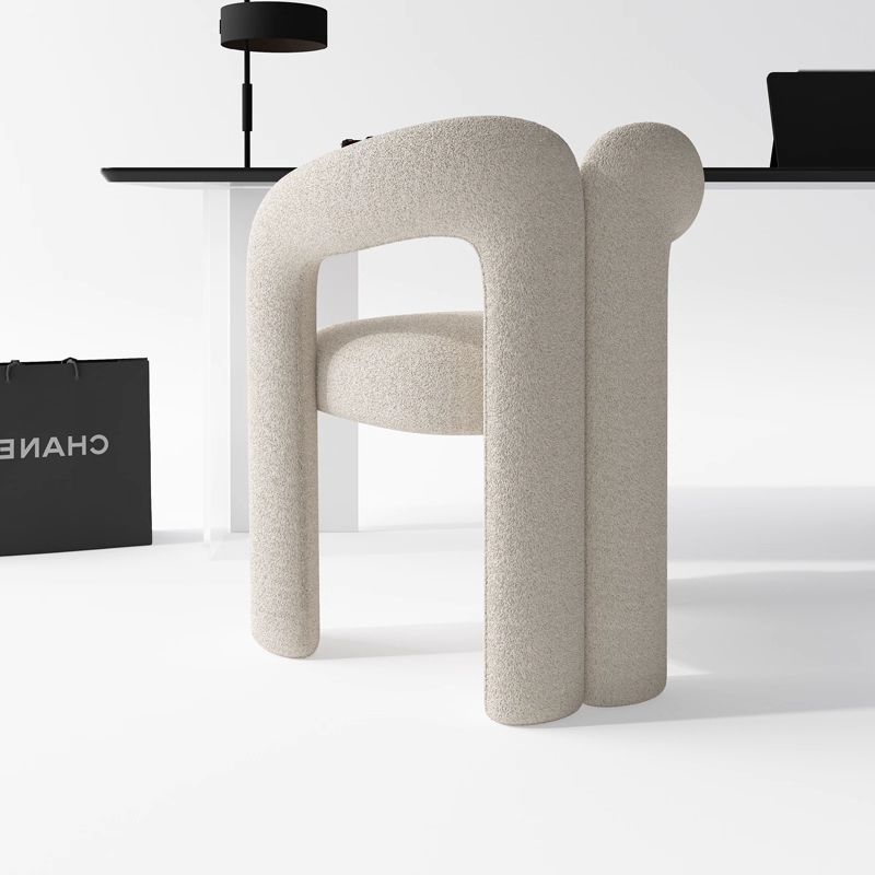 免運 網紅化妝椅 梳妝凳 輕奢椅子梳妝網紅奶油化妝設計師現代簡約臥室家用靠背梳妝臺美甲 可開發票 全館五折 工廠現貨直銷 新品特價 z10072【店長優選】 5