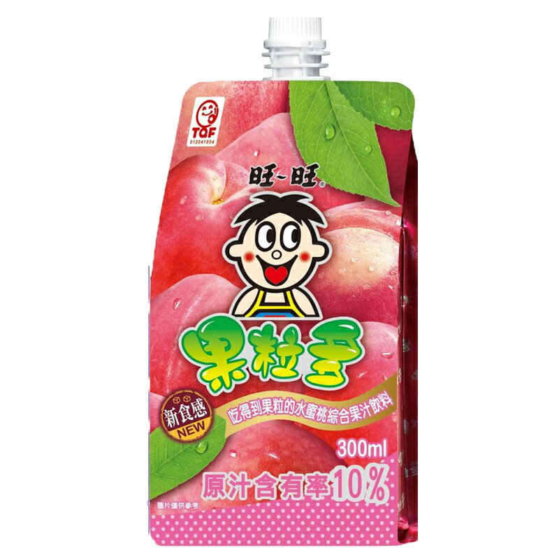 旺旺果粒多水蜜桃綜合果汁飲料300ml【康鄰超市】