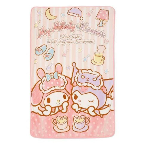【震撼精品百貨】My Melody 美樂蒂~日本SANRIO三麗鷗 美樂蒂披肩毛毯 100x140cm (粉下午茶款)*13354