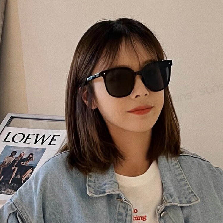 【新品】折疊墨鏡 韓國明星款偏光墨鏡 大框時尚墨鏡 黑灰色 男女適用 偏光摺疊太陽眼鏡 防眩光 抗UV400 5